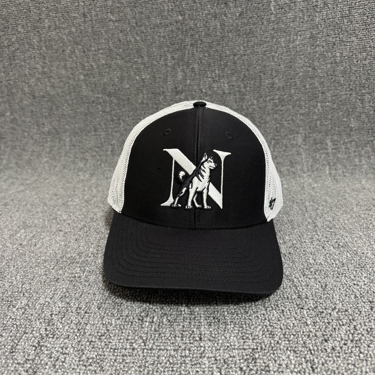 '47 Brand Northern Michigan Wildcats Trucker Snapback Black White Hat