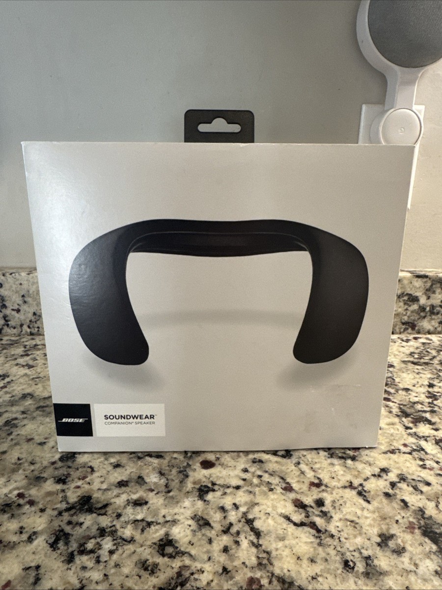 Bose SoundWear Companion Wireless Bluetooth Neckband Speaker Black