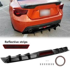 Für Volksawagen VW Eos Heckstoßstange Diffusor Heckdiffusor & Reflektorstreifen