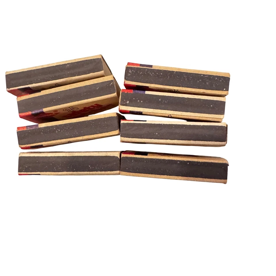 Vintage Diamond 34 Safety Matches Strike-on-Box Only Mostly Full Boxes Lot of 8 - Image 4 of 4