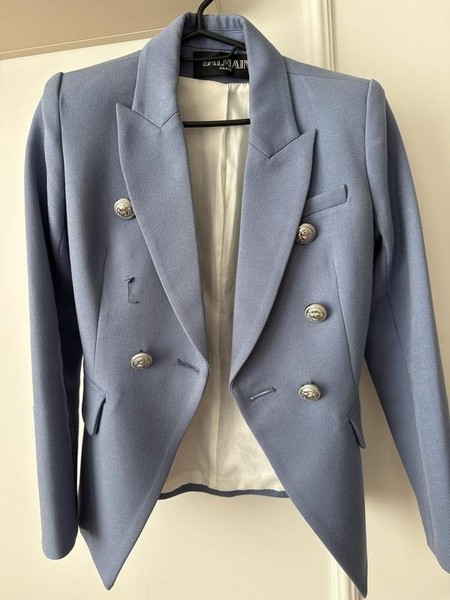 Women Balmain Blazer Navy 34 / XS