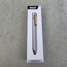 Proof Vanguard bolt action T6061 aluminum pen uses PR4/SPR4 black ink durable