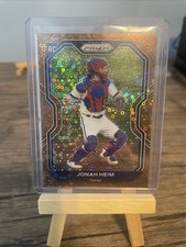 2021 Panini Prizm - Tier II Jonah Heim #143 Bronze Donut Circle Prizm /40 (RC)