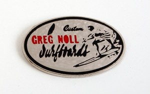1 FREE Classic Surf Logo Greg Noll Surfboards pins, surf, vintage surfing