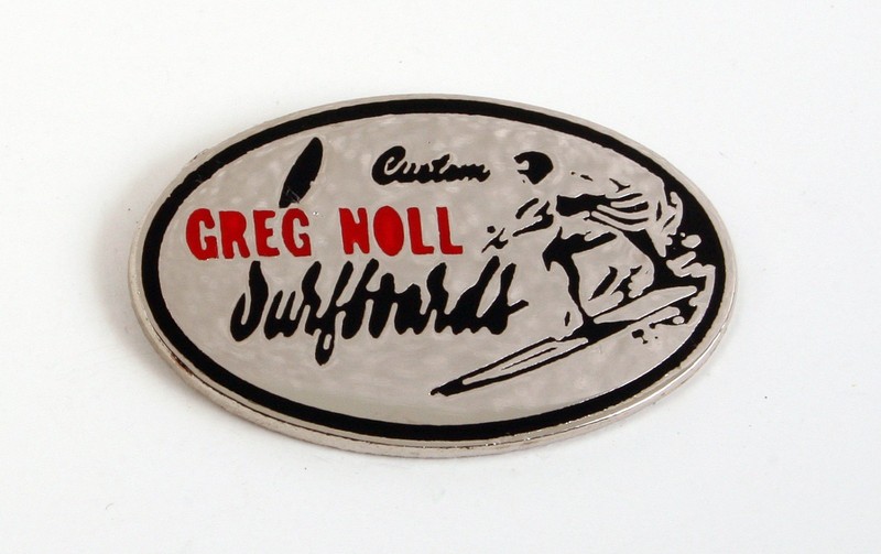 1 FREE Classic Surf Logo Greg Noll Surfboards pins, surf, vintage surfing