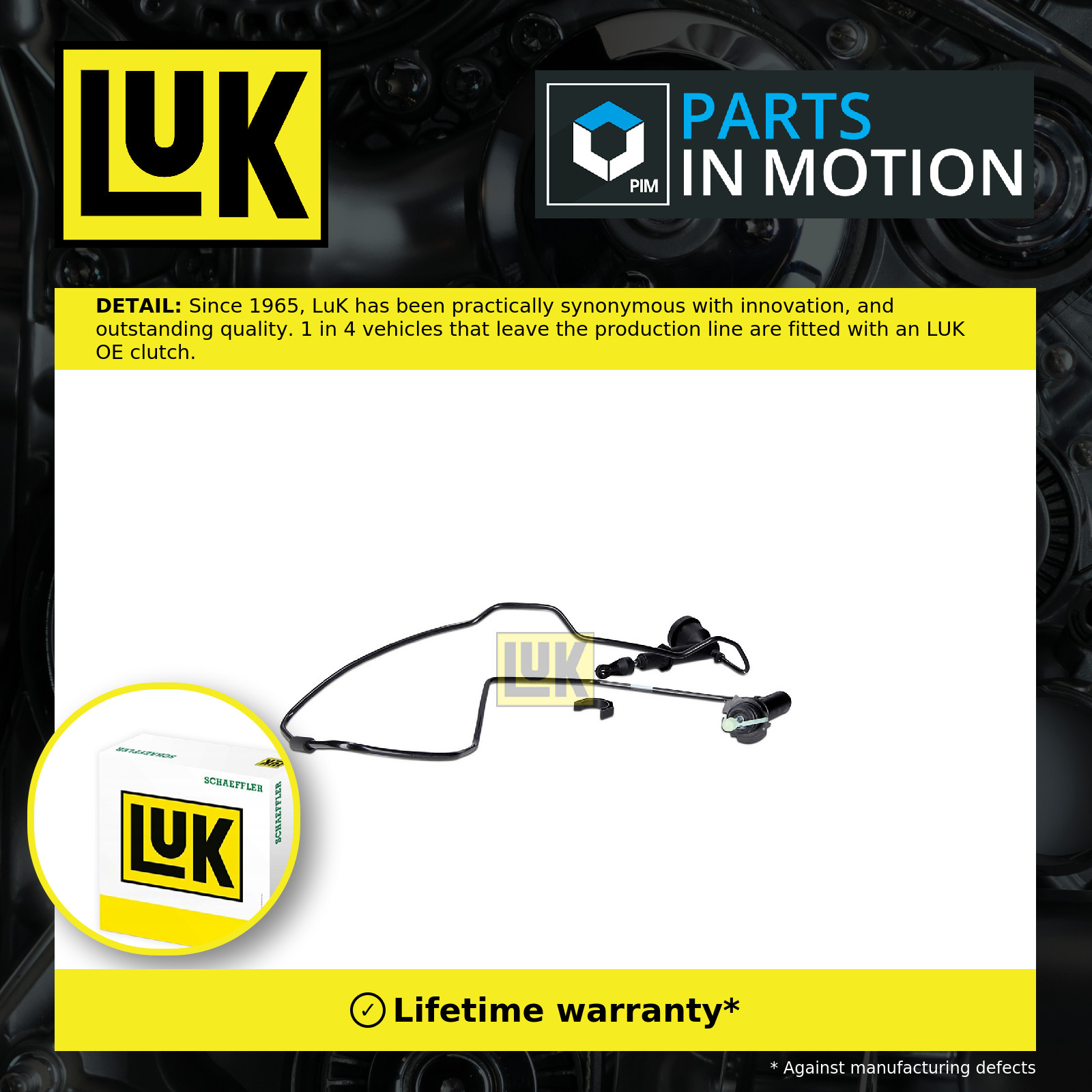 Clutch Master & Slave Cylinder fits LAND ROVER FREELANDER L314 1.8 98 to 06 LuK