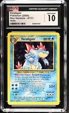 Feraligatr Holo Neo Genesis 4/111 CGC GEM MINT 10 4206 on eBay
