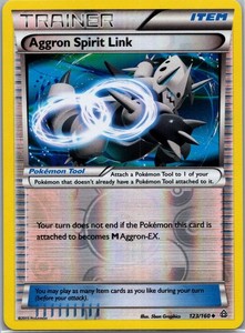 Aggron Spirit Link 123/160 XY Primal Clash Reverse Holo
