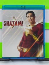 DCEU 7 SHAZAM! ZACHARY LEVI MARK STRONG SHAZAM SINGLE DISC BLU RAY