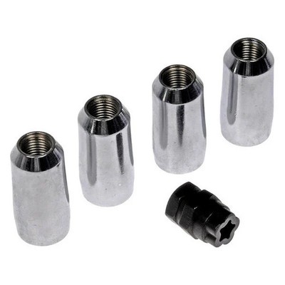 For GMC Sierra 2500 HD 01-12 Dorman Chrome Cone Seat Duplex Acorn Wheel Locks