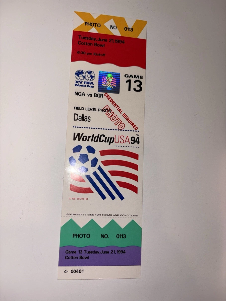 Soccer 1994 Vintage Sports Memorabilia for sale | eBay