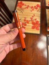 Vintage Parker Duofold Big Red Senior Fountain Pen 1920s Orange – Excellent