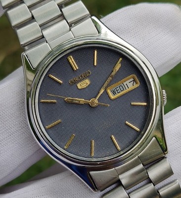 Seiko 5 Automatic 7009-3101 ''Textured Dial'' Day/Date Japan Men's Watch