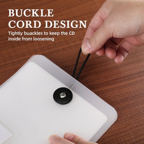 2 Pieces CD Booklet Travel Small Dvd Case Portable Storage Organizer Holder - 第 6/12 張圖片