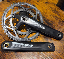 FSA Tempo 172.5mm 8‑Speed Crankset (50/34) + Square‑Taper Bottom Bracket