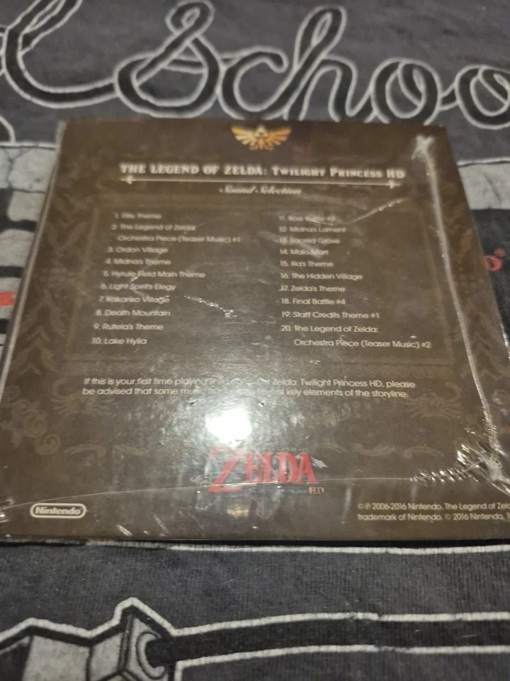 Nintendo Legend Of Zelda Twilight Princess HD Sound Selection Soundtrack CD NEW - Image 2 of 4