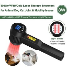 Medical Grade 8W Cold Laser Therapy Infrared Light for Lumbar Strain  Mobility