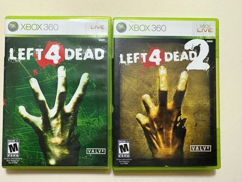 Lot of 2 Left 4 Dead 1 and 2 Bundle ( Microsoft Xbox 360 ) *TESTED & WORKING*