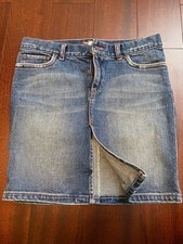 Vintage Abercrombie  Fitch Vintage Jean Skirt Size 2  Y2K Denim Mini