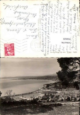 755028 Nice, vue du Mont-Boron Arrondissement Nice France 1952
