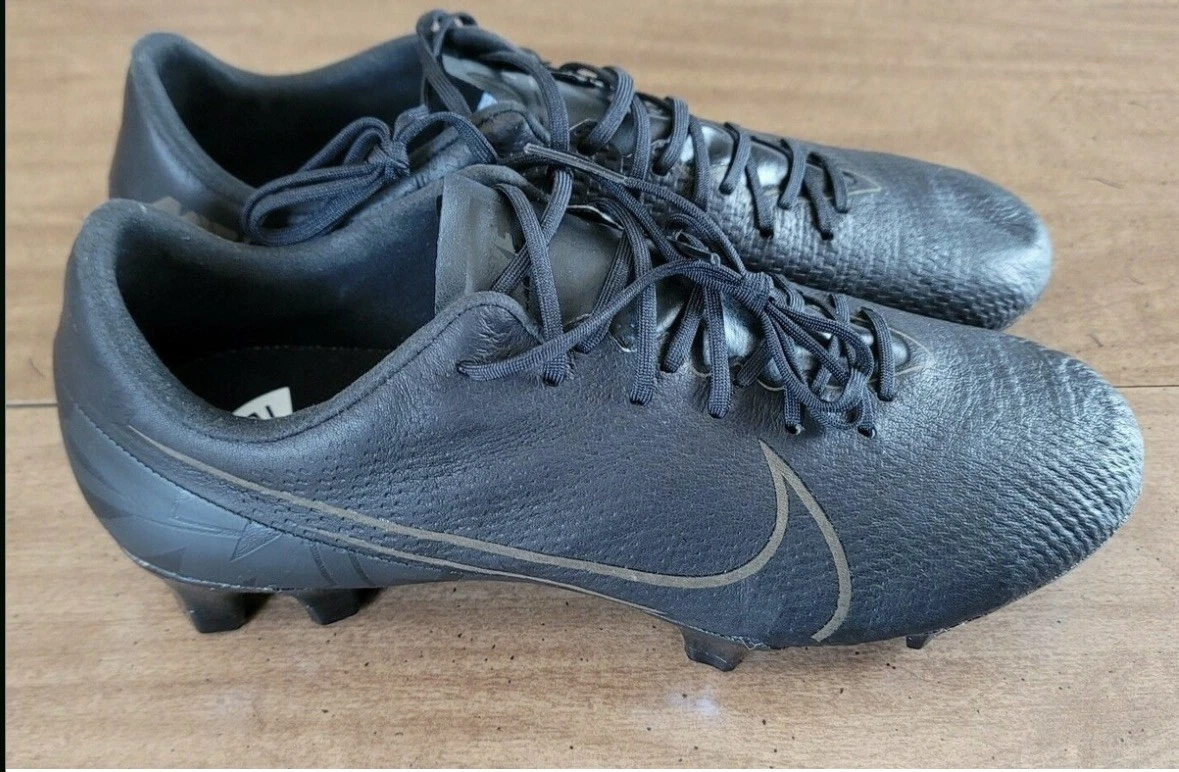 Nike Mercurial Vapor 13 Elite Tech Craft FG Triple Black for  display picture 2