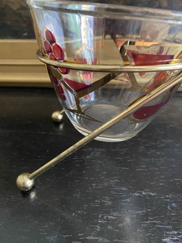 GAY FAD Mid Century Modern DOUBLE ICE BUCKETS Holder Vintage - Picture 6 of 13