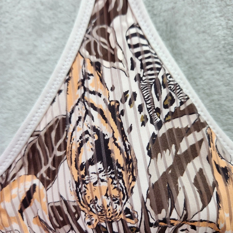 Sujetador Aerie Bralette Mujer Pequeño Estampado de Animales Salvajes Selva Ligeramente Forrado Inalámbrico Foto 3 de 4