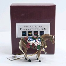 The Trails Of Painted Ponies Ornament Happy Holidays 12327 Rare Bell 2005 Horse