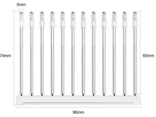 Full Frame Sensor Cleaning Kit 24pcs Sticky Stick Dust removal APS-C Full Frame
