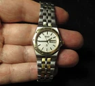 Vintage Ladies Seiko Quartz Two Tone 2A23-0100 Made in Japan.