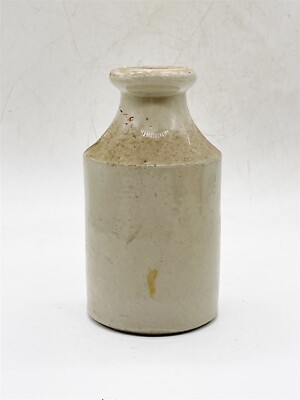 ANTIQUE INK OR CHEMIST OLD STONEWARE POT BOTTLE