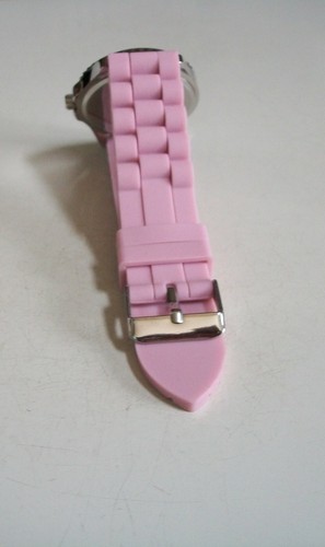 Women's Fashion Flower Print Orange, Pink, Blue, White Silicone Casual Watch - Picture 120 of 120