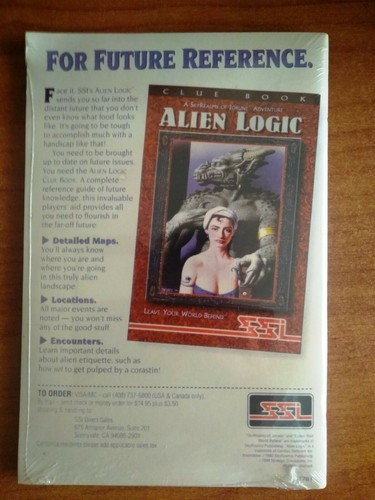 Alien Logic PC CD-Rom Game Rule Book 1994 New Sealed SSL - Picture 2 of 2