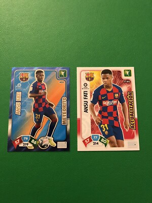 ansu fati n° 13 bis rookie fc barcelona liga es - Compra venta en