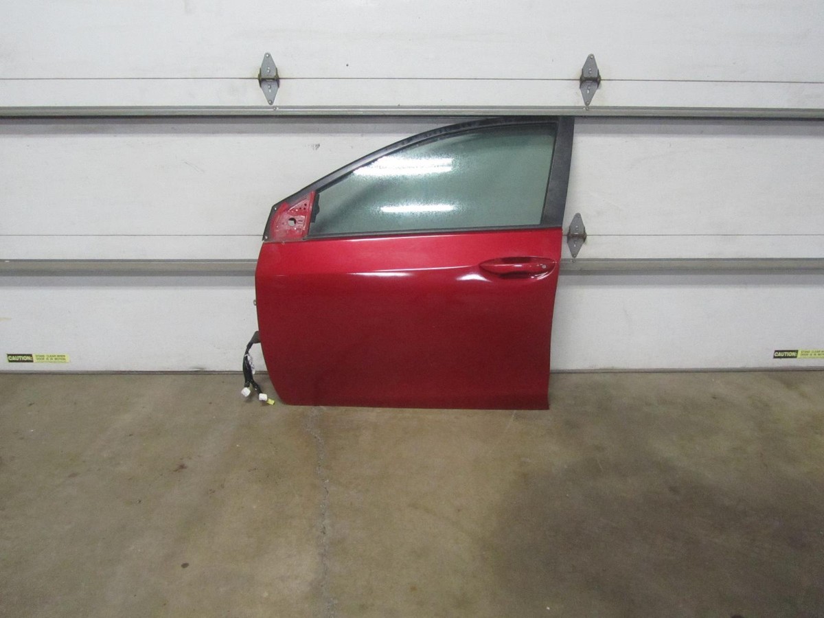 14-16 TOYOTA COROLLA LF Left Front Driver Door Barcelona Red