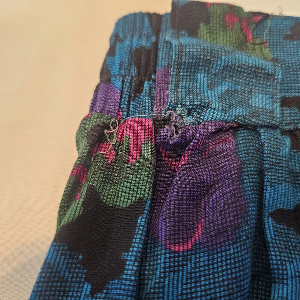 Vintage Norton Mcnaughton Petites Floral Skirt Womens Sz 8 - Image 3 of 4