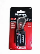 Master Lock Tough Travel Luggage Lock Resettable Combination TSA Approved 4696D