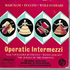 SALE Robin Hood Dell Orchestra Of Philadelphia Operatic Intermezzi UK 45 7" EP