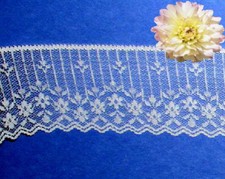 Scalloped Ivory Lace Trim 9 - 12 Yards x 2-1/4" Floral M98CV CLOSEOUT