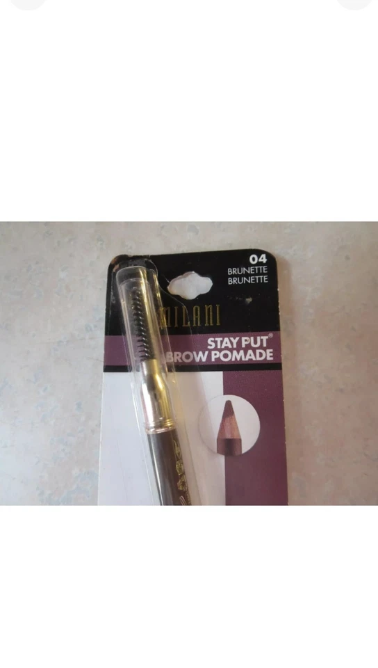 1 Milani Stay Put Brow Pomade Pencil 04 BRUNETTE New Sealed - Image 2 of 3