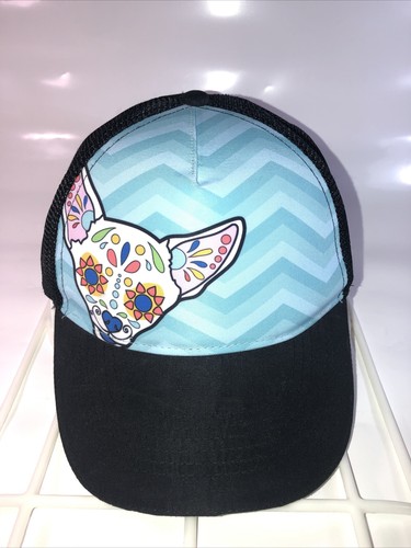 headsweats cap ADJ chihuahua teal blue 