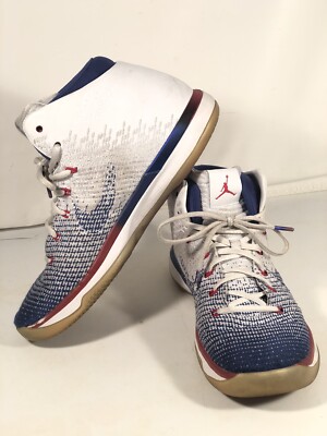Jordan バスケットボールシューズ ホワイト/ネイビー/レッド 2016 NIKE AIR JORDAN XXXI 31 USA OLYMPIC WHITE RED TRUE BLUE