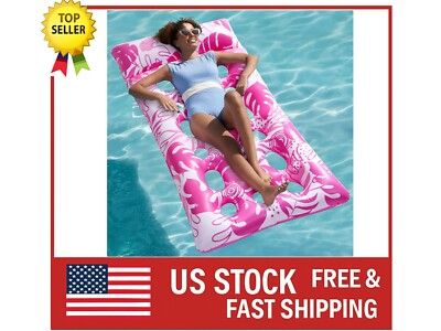 #ad Pool Floats Raft Pool Float Lounge Adult Size Inflatable Fabric Pool Float