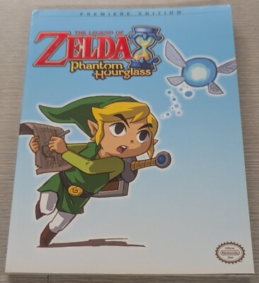 Legend Of Zelda Phantom Hourglass Strategy Guide Premier Edition, With Map