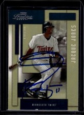 2004 Playoff Prestige #106 Autographed Jacque Jones Trading Card