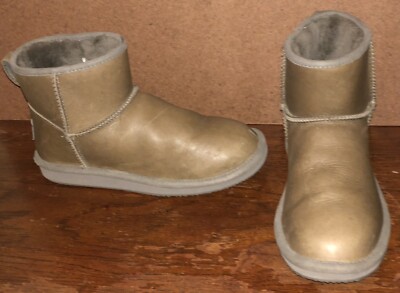LL Bean Women Size 8 Bootie Boots Fur Lined
