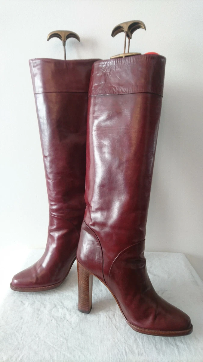Bottes sales bordeaux minelli
