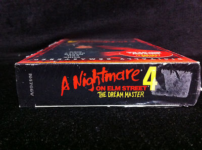 VHS Brand New Sealed A NIGHTMARE ON ELM STREET Part 4 The