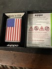 NEW Zippo American Flag Pocket Lighter DOB March of 23 NIB — photo 1