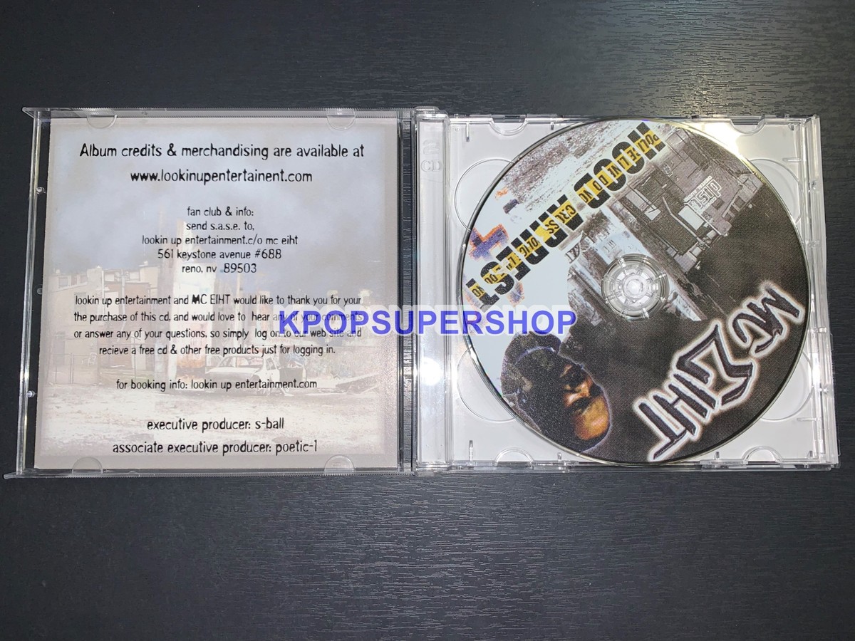 MC Eiht Album Hood Arrest CD DVD Booklet Great OOP Rare Eight 8